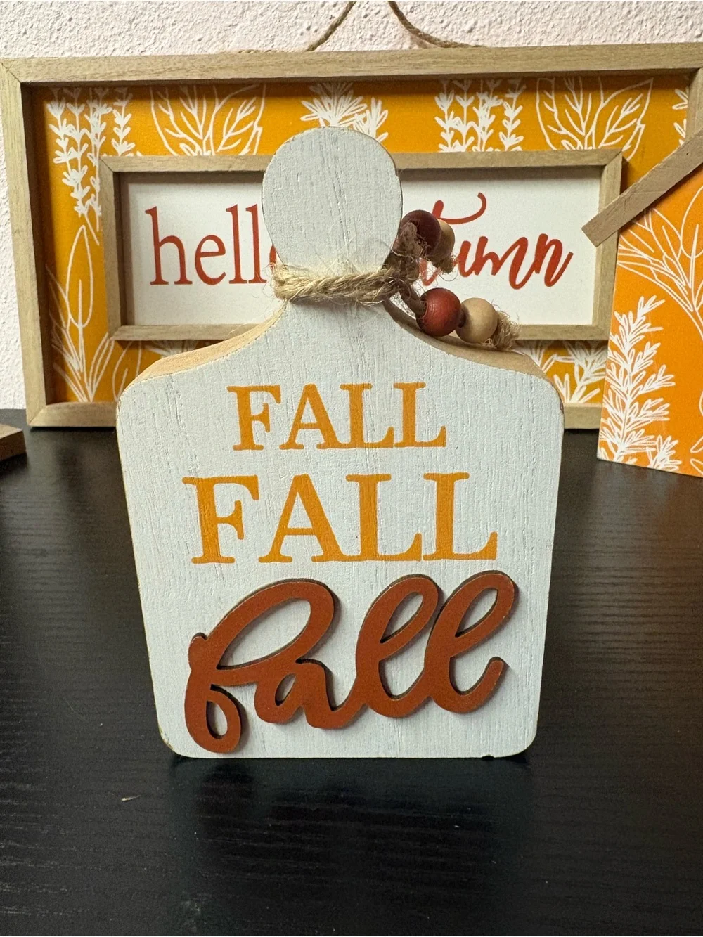 Rustic Fall Wooden Decor Bundle Hello Autumn Farmhouse Thanksgiving Signs